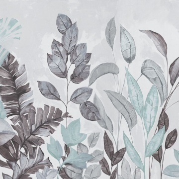 Fototapet, Happy Plants, Blue, Rebel Walls - Img 2