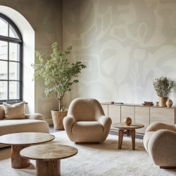 Fototapet, Harmony Forms, Cloud Dancer, Rebel Walls