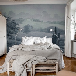 Fototapet, Hilltop House, Blue, Rebel Walls - Img 4