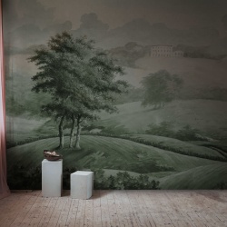 Fototapet, Hilltop House, Green, Rebel Walls