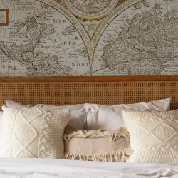 Fototapet Historical Map Papyrus, Coordonne - Img 3
