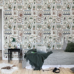 Fototapet, Jungle Frames, Vintage, Rebel Walls - Img 3