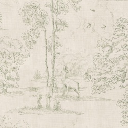 Fototapet lavabil, Montfort Mural, Olive Green, Sandberg - Img 2