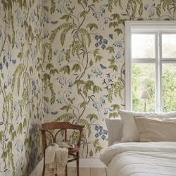 Fototapet lavabil, Ottilia, Olive Green, Sandberg