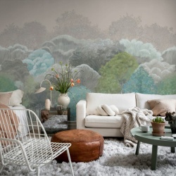 Fototapet, Leafy Forest, Dawn, Rebel Walls