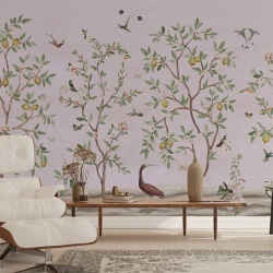 Fototapet Lemon Tree Chinoiserie - Pink, Sir Edward - Img 5