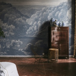 Fototapet, Mystery Lake, Blue, Rebel Walls