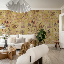 Fototapet, Mystic Garden, Yellow, Rebel Walls - Img 3