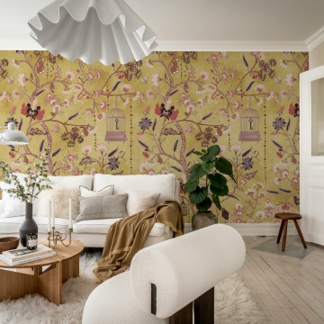 Fototapet, Mystic Garden, Yellow, Rebel Walls - Img 3