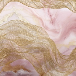 Fototapet, Opulence Flow, Pink Marble, Rebel Walls - Img 2