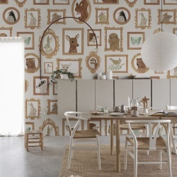 Fototapet, Pet Frames, Beige, Rebel Walls - Img 3