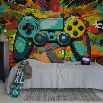 Fototapet, Player Two, Night, Rebel Walls - Img 3