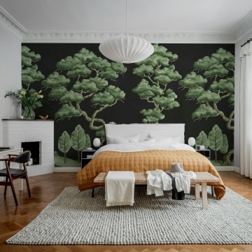 Fototapet, Poetic Trees, Black, Rebel Walls - Img 3