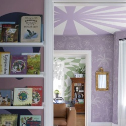 Fototapet, Rays, Lilac, Rebel Walls