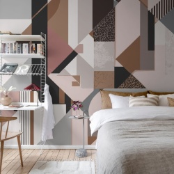 Fototapet, Retro Shapes, Pastel, Rebel Walls - Img 6