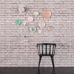 Fototapet, Soft Bricks, Pink, Rebel Walls - Img 4