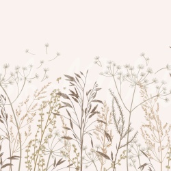 Fototapet, Straw Meadow, Beige, Rebel Walls - Img 2