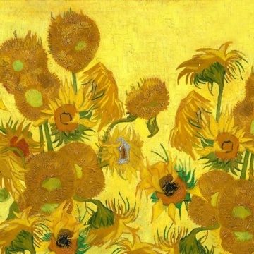 Fototapet, Sunflowers Repeatable, Yellow, Rebel Walls - Img 2
