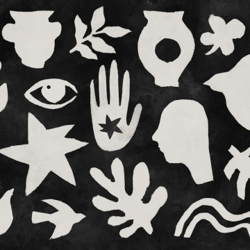 Fototapet, Symbolic, Black & White, Rebel Walls - Img 2