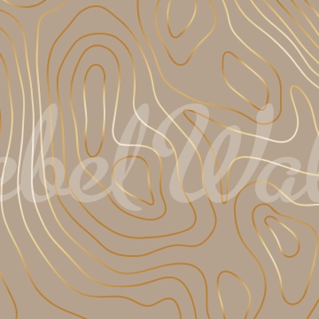 Fototapet, Topographic, Beige, Rebel Walls - Img 2