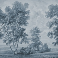Fototapet, Tree on the Hill, Blue, Rebel Walls - Img 2