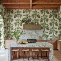 Fototapet, Tropical Rhythm, Beige, Rebel Walls