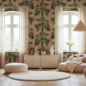 Fototapet, Tropical Rhythm, Pink, Rebel Walls - Img 3