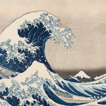 Fototapet, Under the Wave off Kanagawa Repeatable, Rebel Walls - Img 2