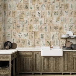 Fototapet Vintage Herbarium, VLAdiLA