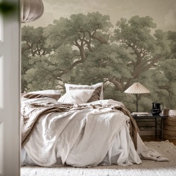 Fototapet, Vintage Oaks, Green, Rebel Walls