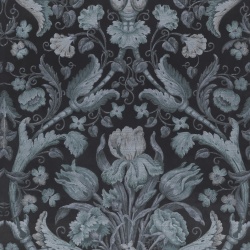 Fototapet, Vintage Tapestry, Blue, Rebel Walls - Img 2