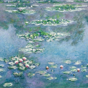 Fototapet, Water Lilies by Claude Monet, Rebel Walls - Img 2