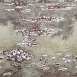 Fototapet, Water Lilies Monet, Beige, Rebel Walls - Img 2