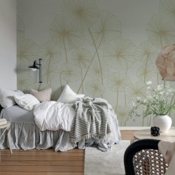 Fototapet, Waterlily Forest, Gray, Rebel Walls - Img 3