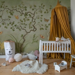 Fototapet, Where Cranes Dream, Green, Rebel Walls - Img 3