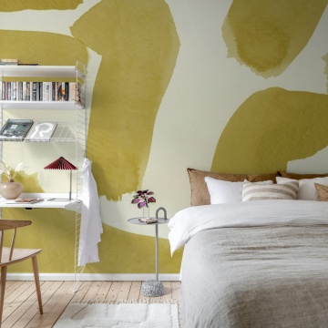 Fototapet, Wiggle Shapes, Yellow, Rebel Walls - Img 3