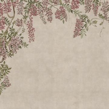 Fototapet, Wisteria Garden, Beige, Rebel Walls - Img 2