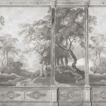Fototapet, Woodland Panels, Gray, Rebel Walls - Img 2