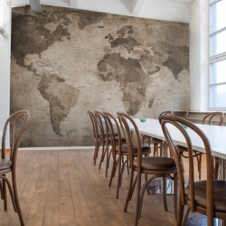 Fototapet, World Map, Brown, Rebel Walls - Img 6