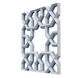 Ornament din poliuretan A 716 - 33x33x2 cm - Img 2