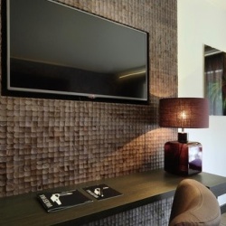 Panou decorativ 3D, Coconut, Bagonjong Grey, 6 placi 42x42cm, 1.05 mp - Img 8
