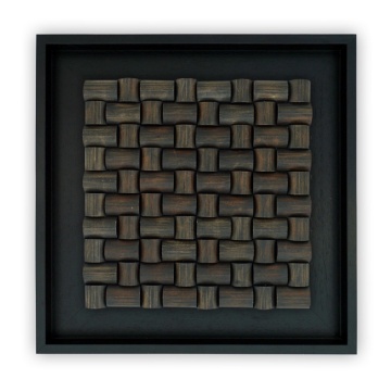 Panou decorativ lemn, Tec, Rumah Black - Img 2