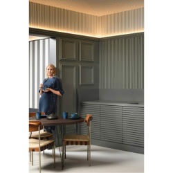 Panou riflaj decorativ 3D, model Steps - 12x2.1x290 cm, Manavi - Img 10
