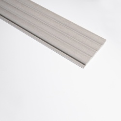 Panou riflaj decorativ 3D Onda, Gri, 11.2x1.3x270 cm - Img 3