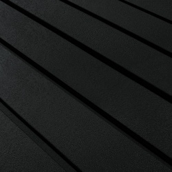 Panou riflaj decorativ 3D Roca, Onyx Black, 25x2x270 cm - Img 3