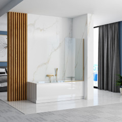 Paravan de cada Rea Elegant auriu 80x140 cm - Img 3