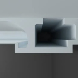 Profil scafa LED KD409 - 12x25x115 cm - Img 3