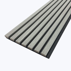 Riflaj decorativ MDF, Grey, fonoabsorbant, 28x2.1x270 cm