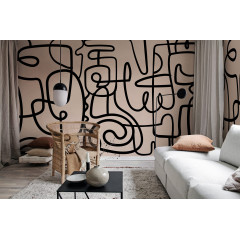 Tapet Artsy, Soft Pink, Rebel Walls - Img 1