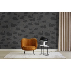 Tapet Cygne, Noir, Rebel Walls - Img 3